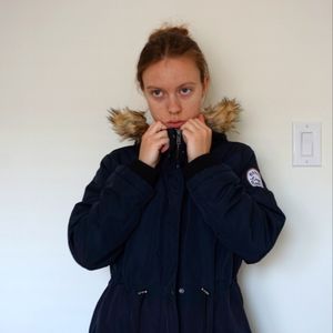 Stradivarius Navy Blue Jacket